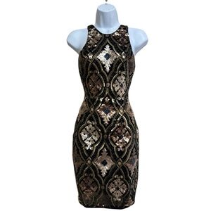 Vintage Y2K Marciano (Guess) Sequined Bodycon Dress